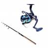 Set lansetă telescopică 3 m 100% carbon Cool Angel Lord și mulinetă G3 RM40 Wind Blade , putere aruncare 10-110 g Set lansetă telescopică 3 m 100% carbon Cool Angel Lord și mulinetă G3 RM40 Wind Blade , putere aruncare 10-110 g