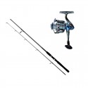 Set lanseta spinning 2.1 m COOL ANGEL , greutate 150 g si mulineta Y2000, putere aruncare 10-40 g