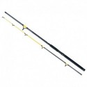 Lanseta crap/somn din amestec de carbon Baracuda Catfish Fighter de 2,4 m, 2 tronsoane, putere aruncare 50-150 g