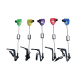 Penar 5 swingeri cu iluminare led 5 culori