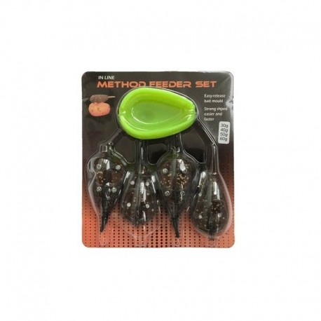Set IN LINE Method Feeder cu 4 gramaje diferite si incarcator