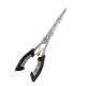 Cleste multifunctional pentru fir textil si despicat inele din otel inoxidabil