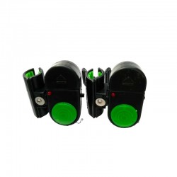Set 2 avertizori/ senzori pescuit, aplicare direct pe lanseta cu baterii incluse