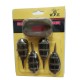 Set momitoare IN LINE Method Feeder cu 4 gramaje diferite si incarcator