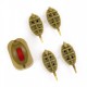 Set momitoare IN LINE Method Feeder cu 4 gramaje diferite si incarcator