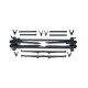 Rod pod Wind Blade cu 3 posturi, husa de transport