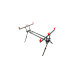 Rod pod Wind Blade cu 3 posturi, husa de transport