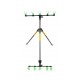 Tripor telescopic cu suport pentru lansete cu 5 posturi