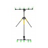 Tripod telescopic cu suport pentru lansete cu 5 posturi