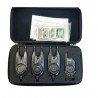 Set 3 avertizori pescuit cu statie Wind Blade 3 culori si geanta protectie 5555
