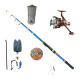Set lanseta telescopica din carbon Explorer, mulineta CB 40, senzor 617, fir,suport, nada, montura
