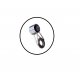 Set lanseta telescopica carbon, mulineta Glamour 3000 Cool Angel si acesorii pescuit, putere aruncare 50-100 g