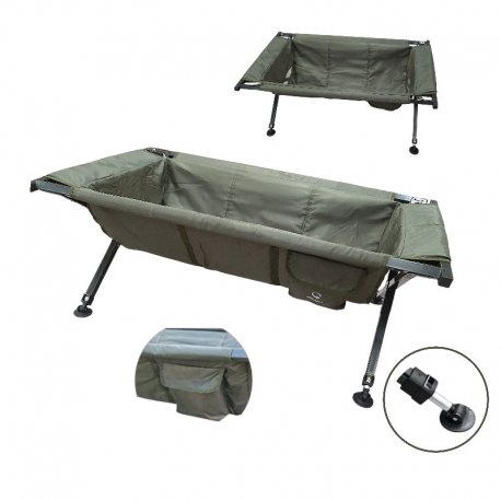 Saltea Primire Crap Tip Cadita Cool Angel, Dimensiuni 110x65cm, Cadru Aluminiu, Rezistenta 50kg
