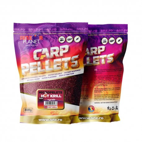 Nada pescuit crap,Micropelete Hot Krill, 1-2 mm, 800 g